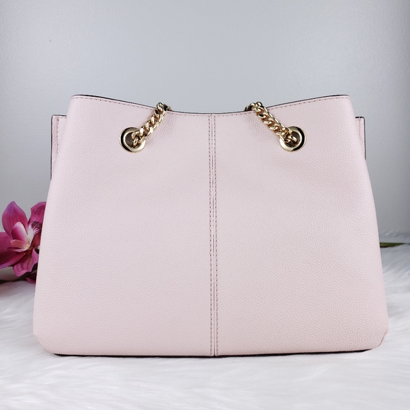 NWT Michael Kors LG Teagen satchel powder blush MK - Picture 6 of 10